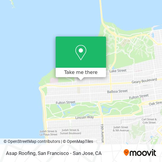 Asap Roofing map