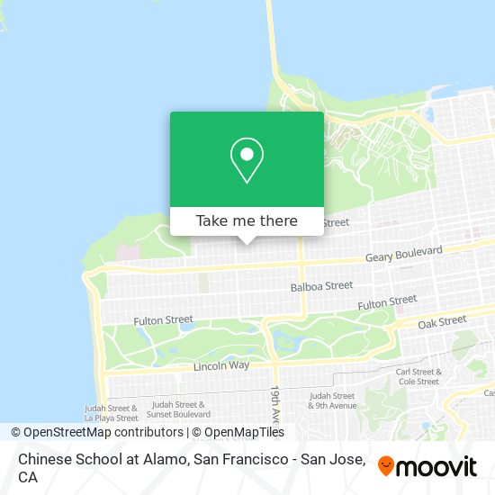 Chinese School at Alamo map