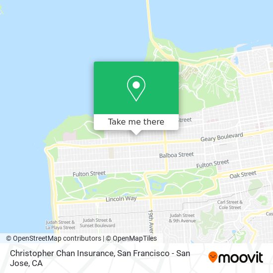 Mapa de Christopher Chan Insurance