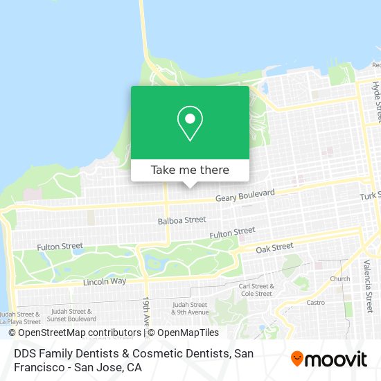 Mapa de DDS Family Dentists & Cosmetic Dentists