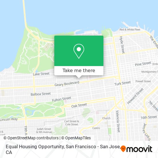 Mapa de Equal Housing Opportunity