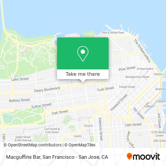 Macguffins Bar map