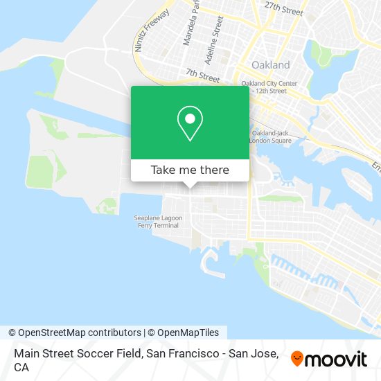 Main Street Soccer Field map