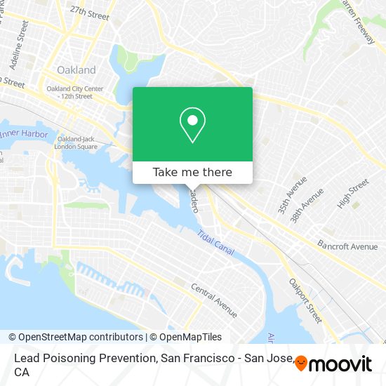 Lead Poisoning Prevention map