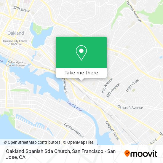 Oakland Spanish Sda Church map