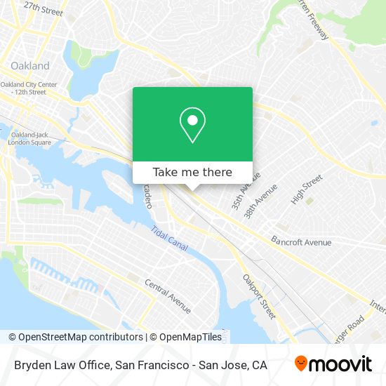 Bryden Law Office map