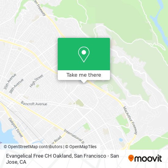 Mapa de Evangelical Free CH Oakland