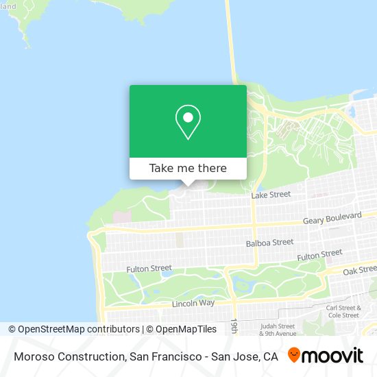 Moroso Construction map