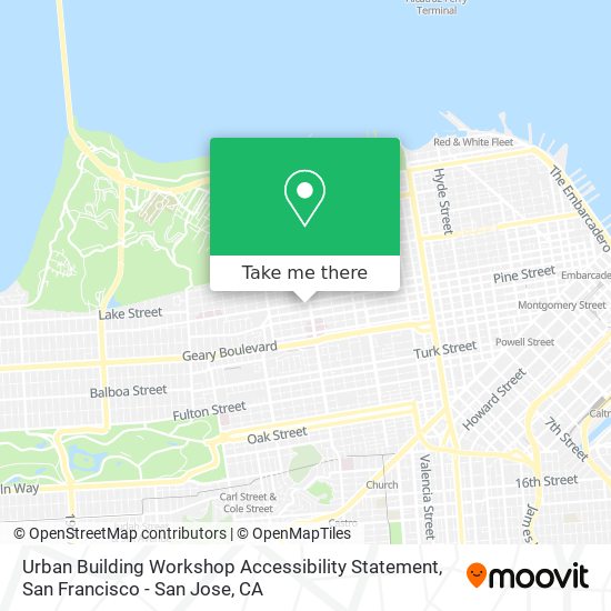 Urban Building Workshop Accessibility Statement map