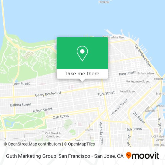 Mapa de Guth Marketing Group