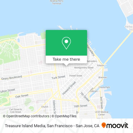 Treasure Island Media map