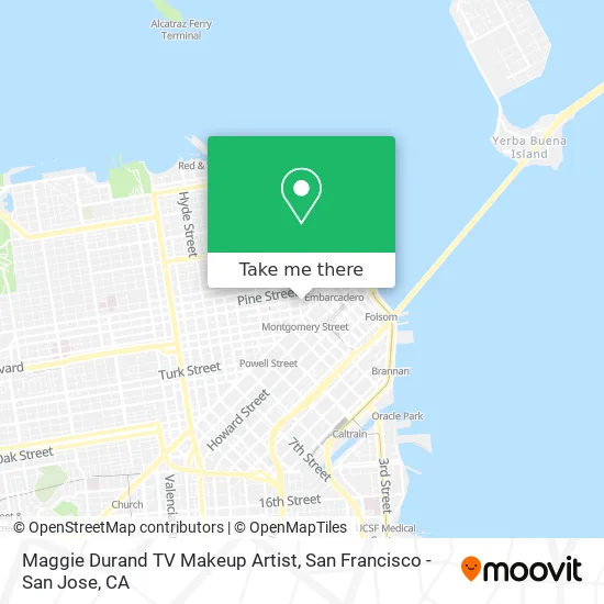 Mapa de Maggie Durand TV Makeup Artist