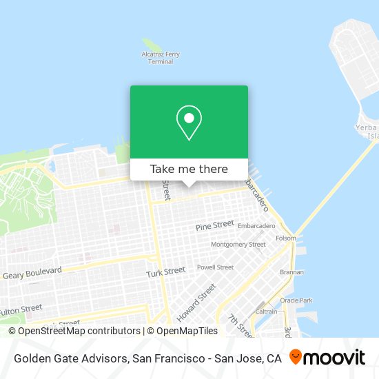 Mapa de Golden Gate Advisors