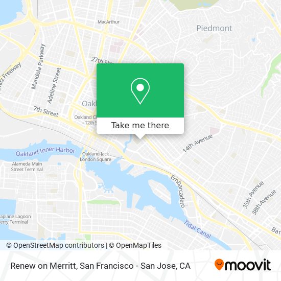 Renew on Merritt map