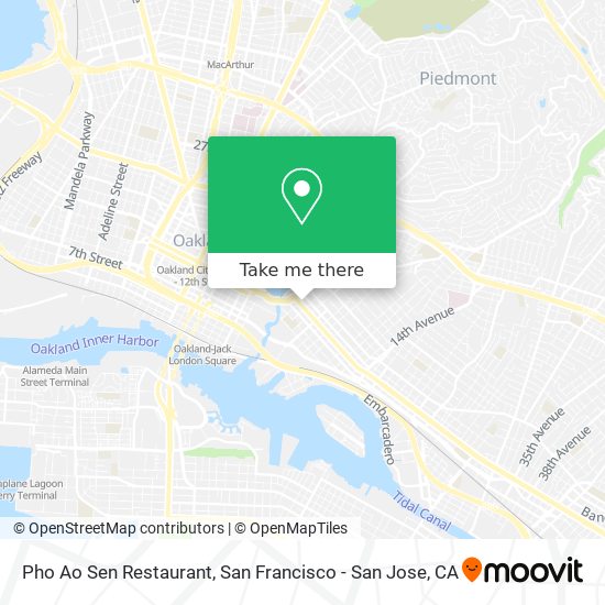 Pho Ao Sen Restaurant map