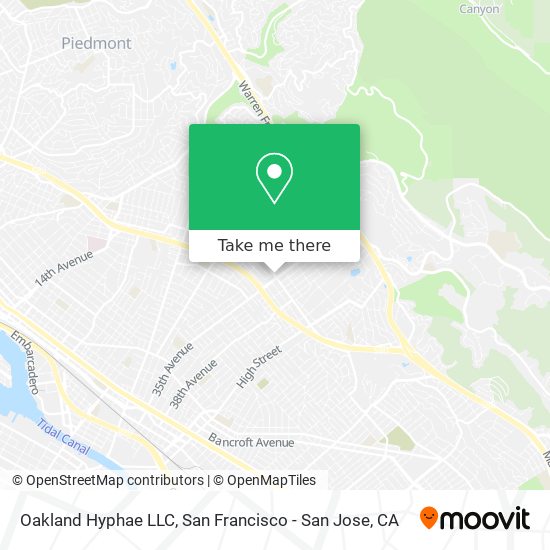 Oakland Hyphae LLC map