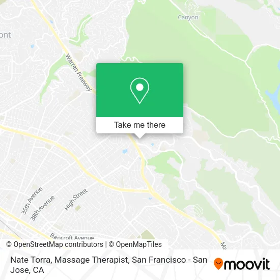 Nate Torra, Massage Therapist map