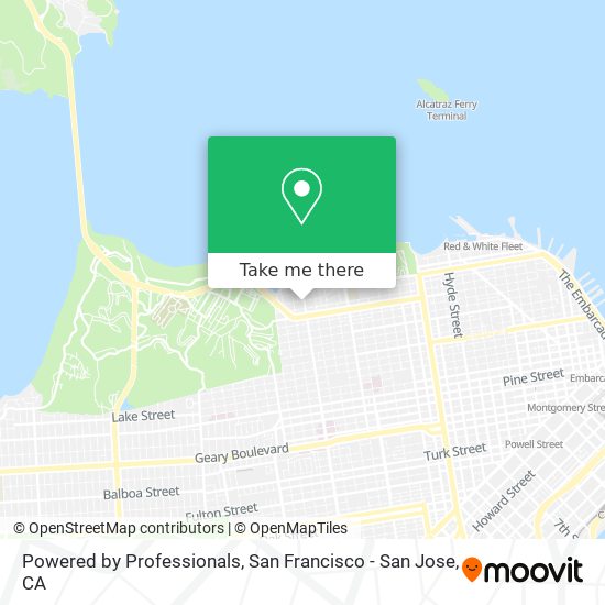 Powered by Professionals map