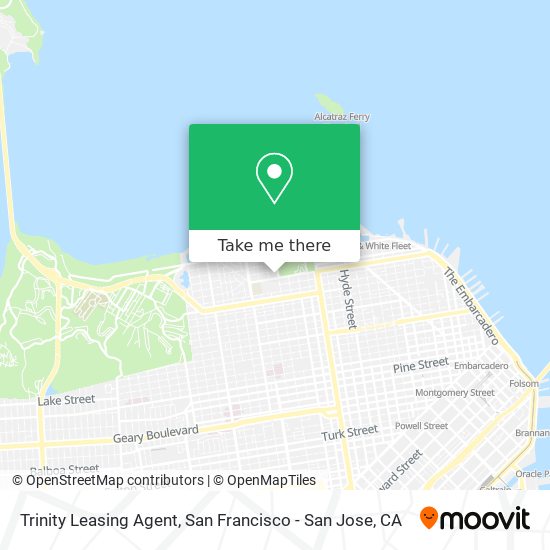 Trinity Leasing Agent map