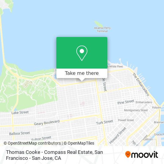 Thomas Cooke - Compass Real Estate map