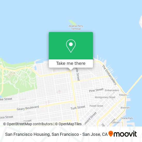 Mapa de San Francisco Housing