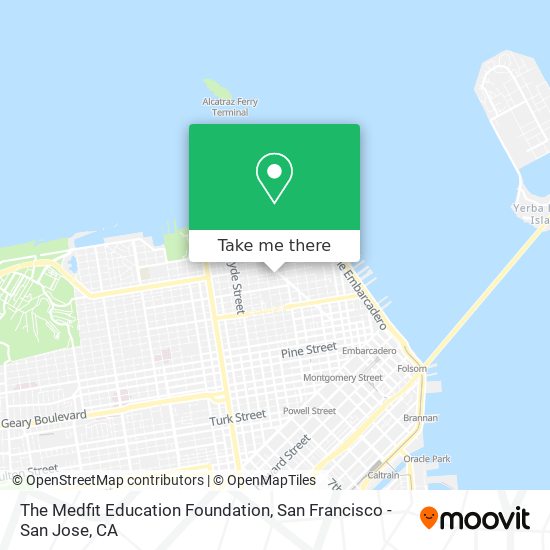 The Medfit Education Foundation map