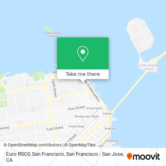 Euro RSCG San Francisco map