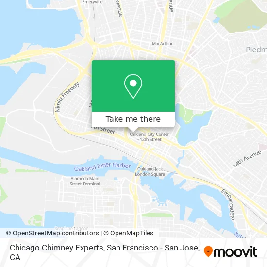 Chicago Chimney Experts map