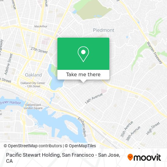 Pacific Stewart Holding map