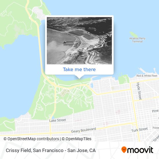 Mapa de Crissy Field