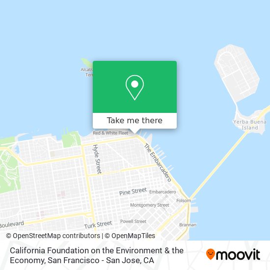 California Foundation on the Environment & the Economy map