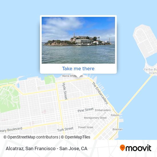 Alcatraz map