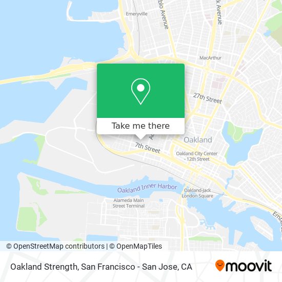 Mapa de Oakland Strength