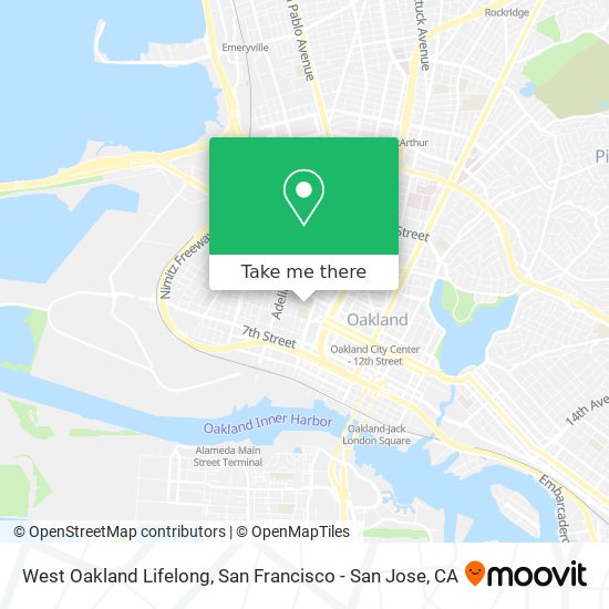 West Oakland Lifelong map