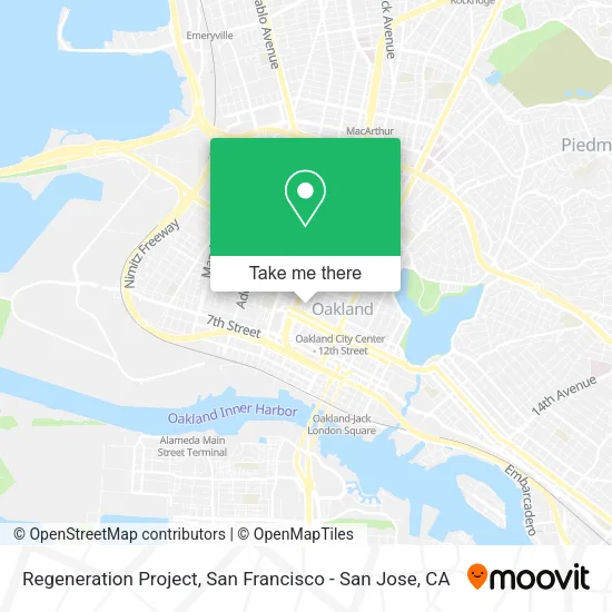 Regeneration Project map