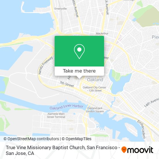 Mapa de True Vine Missionary Baptist Church