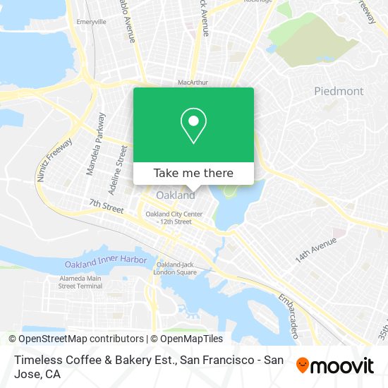 Timeless Coffee & Bakery Est. map