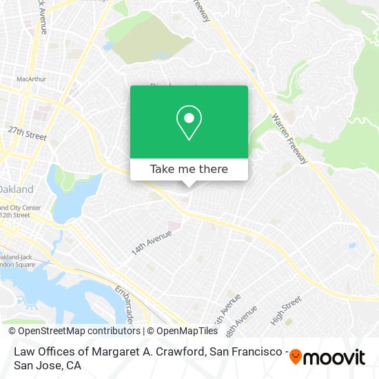 Mapa de Law Offices of Margaret A. Crawford