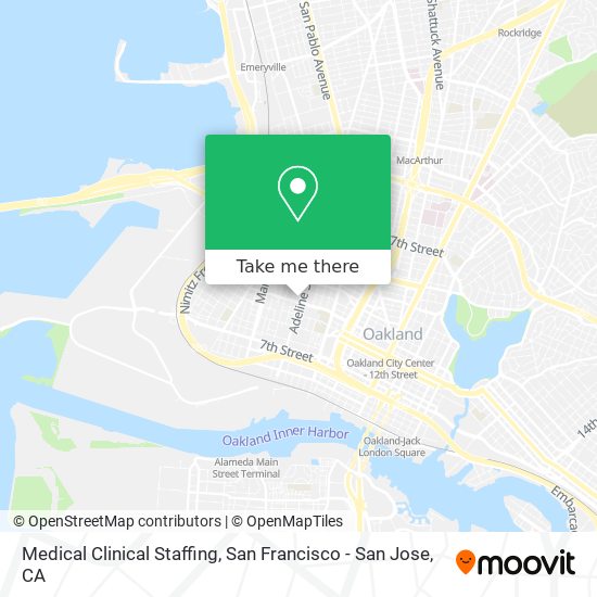 Medical Clinical Staffing map