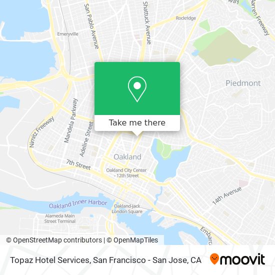 Topaz Hotel Services map