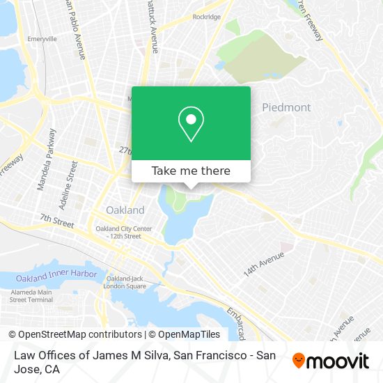 Law Offices of James M Silva map