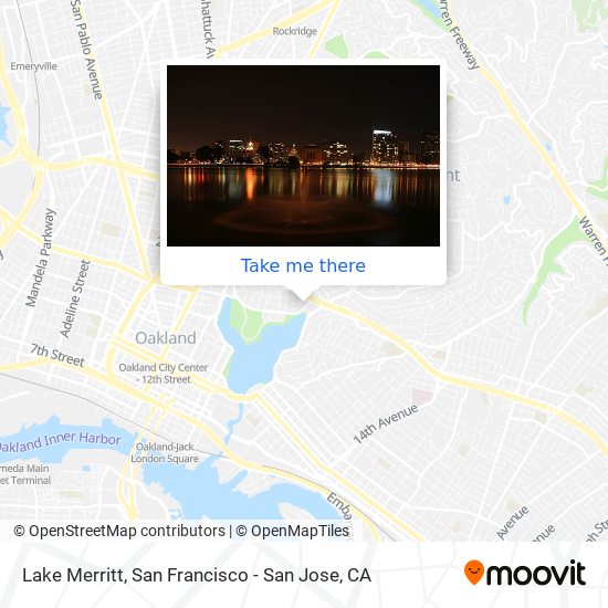 Lake Merritt map