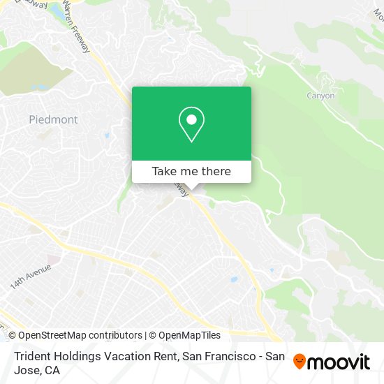 Mapa de Trident Holdings Vacation Rent