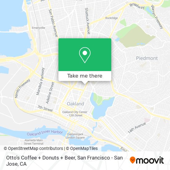 Otto's Coffee + Donuts + Beer map