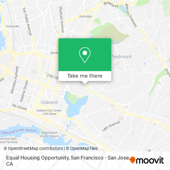 Mapa de Equal Housing Opportunity