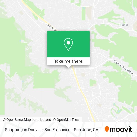 Mapa de Shopping in Danville