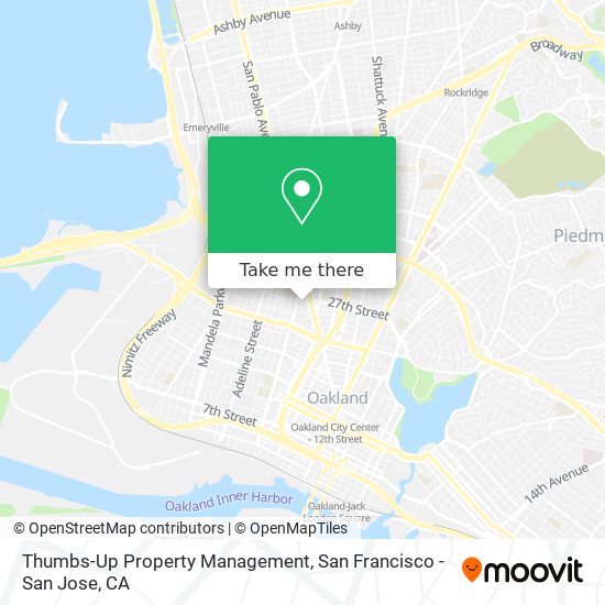 Mapa de Thumbs-Up Property Management