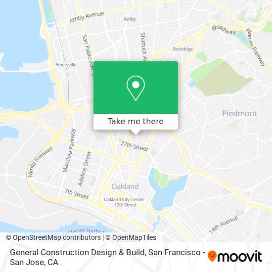 General Construction Design & Build map