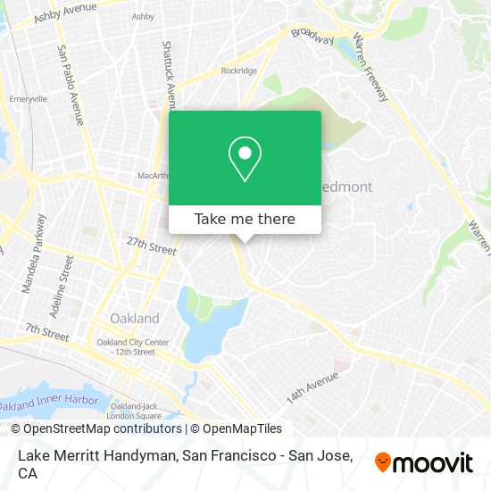 Mapa de Lake Merritt Handyman