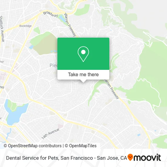 Mapa de Dental Service for Pets
